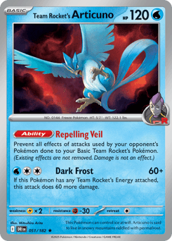 Team Rocket's Articuno Destined Rivals #51