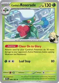 Cynthia's Roserade Destined Rivals #8