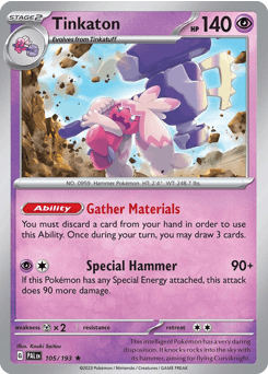 Tinkaton Paldea Evolved #105
