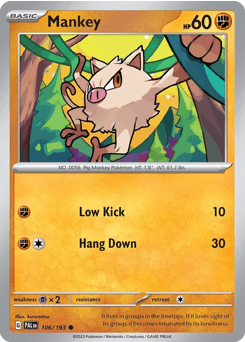 Mankey Paldea Evolved #106