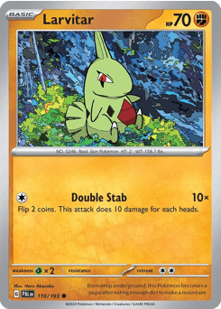 Larvitar Paldea Evolved #110