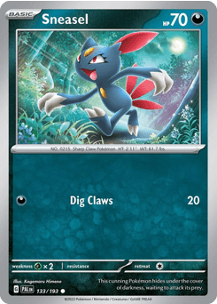 Sneasel Paldea Evolved #133