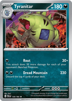 Tyranitar Paldea Evolved #135