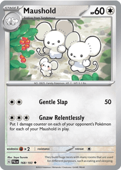 Maushold Paldea Evolved #168
