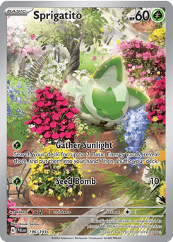 Sprigatito Paldea Evolved #196