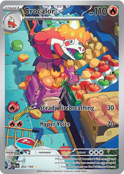 Crocalor Paldea Evolved #202