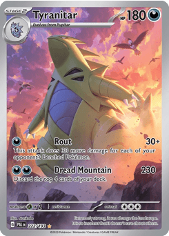 Tyranitar Paldea Evolved #222