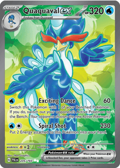 Quaquaval ex Paldea Evolved #235