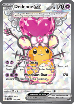 Dedenne ex Paldea Evolved #239