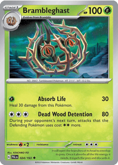 Brambleghast Paldea Evolved #24