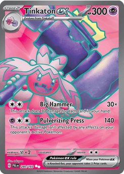 Tinkaton ex Paldea Evolved #240