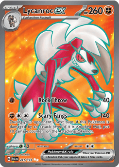 Lycanroc ex Paldea Evolved #241