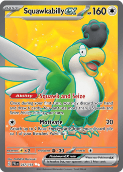 Squawkabilly ex Paldea Evolved #247