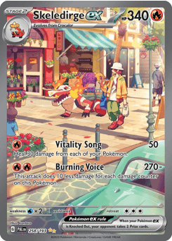 Skeledirge ex Paldea Evolved #258