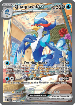 Quaquaval ex Paldea Evolved #260