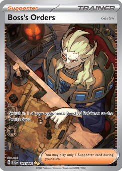 Boss's Orders (Ghetsis) Paldea Evolved #265