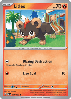 Litleo Paldea Evolved #31