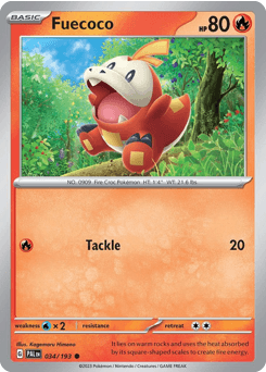 Fuecoco Paldea Evolved #34