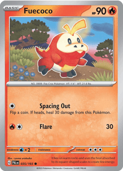 Fuecoco Paldea Evolved #35