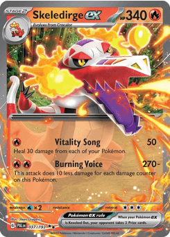 Skeledirge ex Paldea Evolved #37
