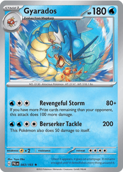 Gyarados Paldea Evolved #43
