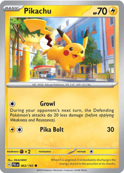 Pikachu Paldea Evolved #62