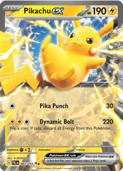Pikachu ex Paldea Evolved #63