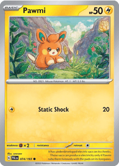 Pawmi Paldea Evolved #74