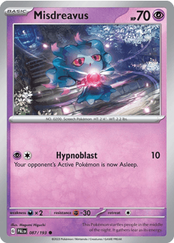 Misdreavus Paldea Evolved #87