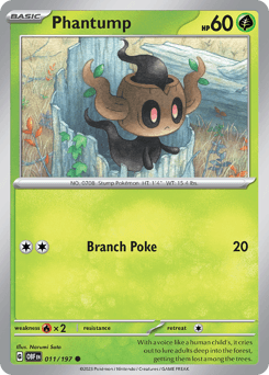 Phantump Obsidian Flames #11