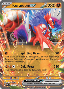 Koraidon ex Obsidian Flames #124