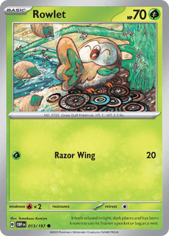 Rowlet Obsidian Flames #13