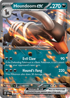 Houndoom ex Obsidian Flames #134