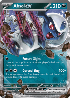 Absol ex Obsidian Flames #135