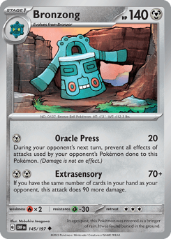 Bronzong Obsidian Flames #145