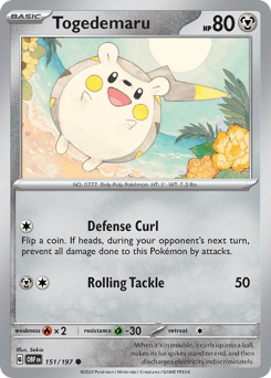 Togedemaru Obsidian Flames #151