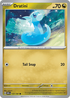 Dratini Obsidian Flames #157