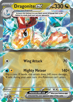 Dragonite ex Obsidian Flames #159