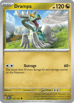Drampa Obsidian Flames #161