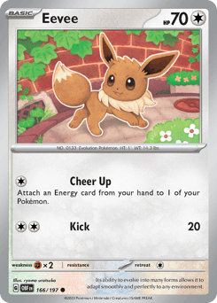 Eevee Obsidian Flames #166