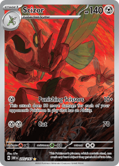 Scizor Obsidian Flames #205
