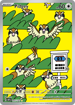 Pidgey Obsidian Flames #207