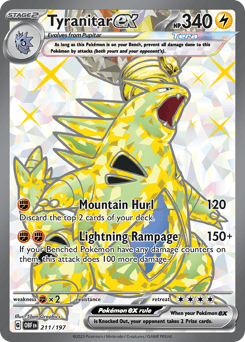 Tyranitar ex Obsidian Flames #211