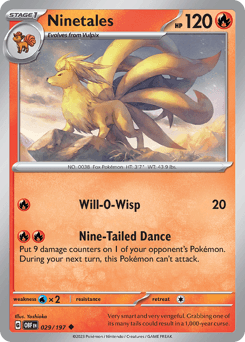Ninetales Obsidian Flames #29