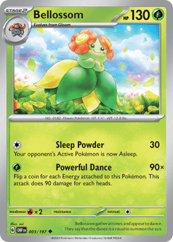 Bellossom Obsidian Flames #3