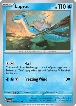 Lapras Obsidian Flames #45