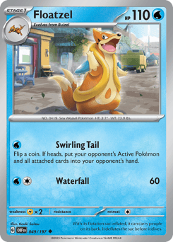 Floatzel Obsidian Flames #49