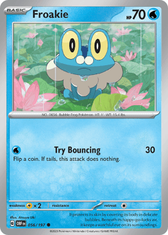 Froakie Obsidian Flames #56