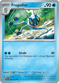 Frogadier Obsidian Flames #57