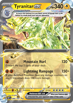 Tyranitar ex Obsidian Flames #66